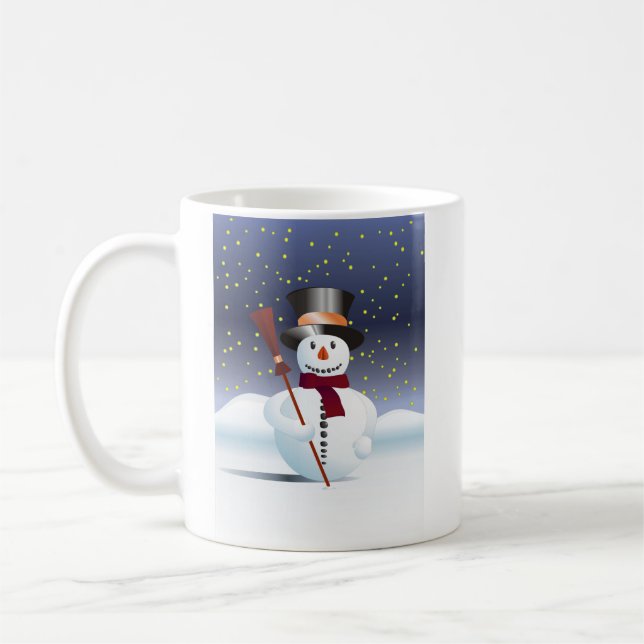 Caneca De Café Boneco de neve (Esquerda)