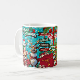 Caneca De Café boneco de neve, alegre