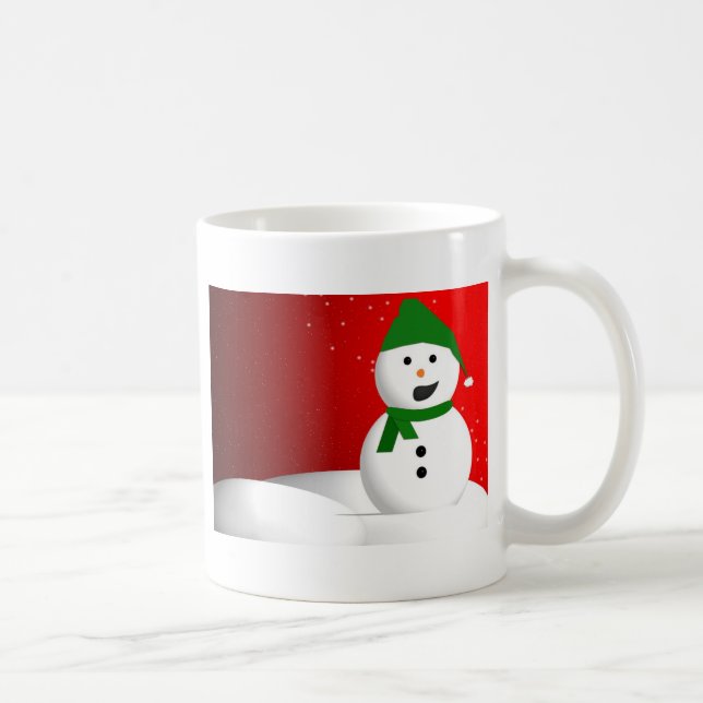Caneca De Café Boneco de neve de fala (Direita)
