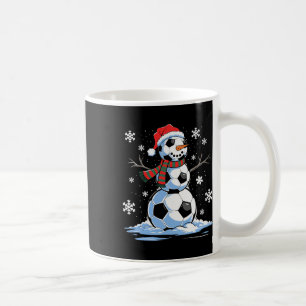 Caneca De Café Boneco de Neve de Futebol Jogador de Futebol Chapé