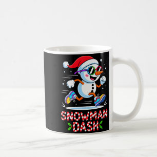 Caneca De Café Boneco de Neve de Natal Dash Corrida Corredor Mara