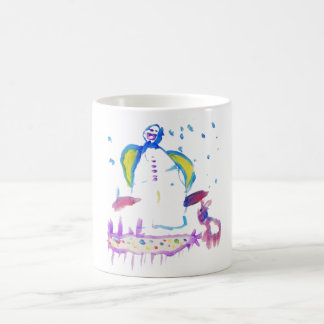 Caneca De Café Boneco de neve e seu melhor amigo