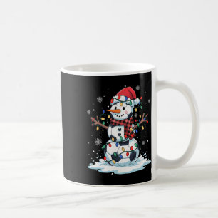 Caneca De Café Boneco de Neve Jogador de Futebol Chapéu do Papai