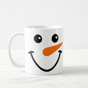 Caneca De Café Boneco de Neve Personalizado