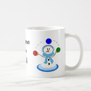 Caneca De Café Bonecos de Neve Malabaristas São Legais
