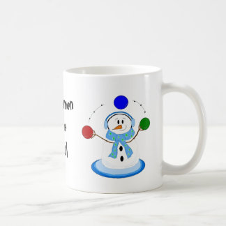Caneca De Café Bonecos de Neve Malabaristas São Legais