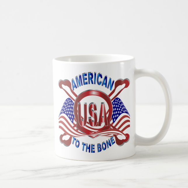 Caneca De Café Bones Americanos (Direita)