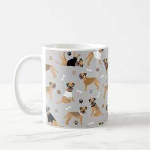 Caneca De Café Bones de fronteira e patas