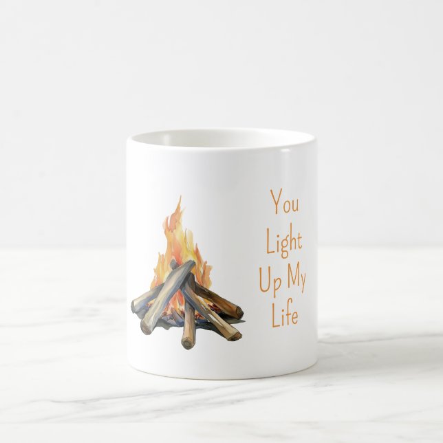 Caneca De Café Bonfire You Light Up My Life (Centro)