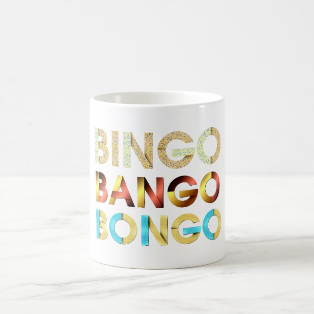Caneca De Café Bongos de Bango do Bingo do T (Centro)