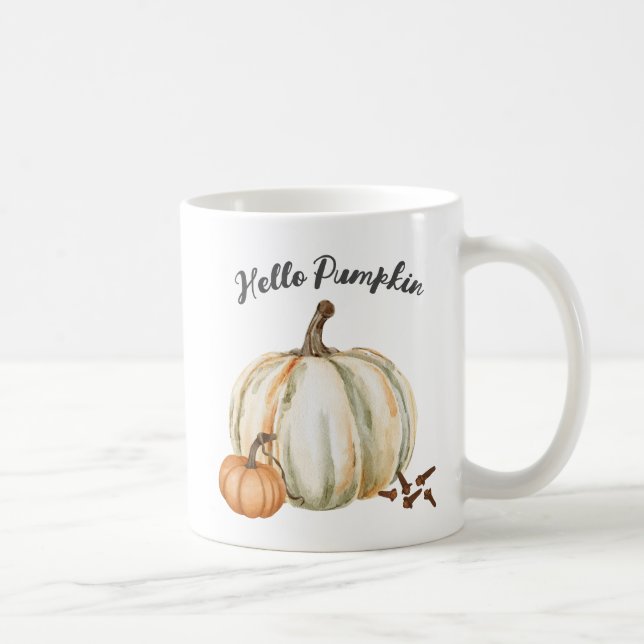 Caneca De Café Bonita Alô Pumpkin Spice Cozy Fall (Direita)