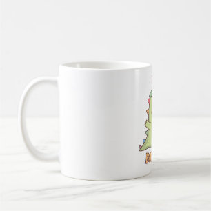 Caneca De Café Bonita Bobasaur Boba Dinosaur