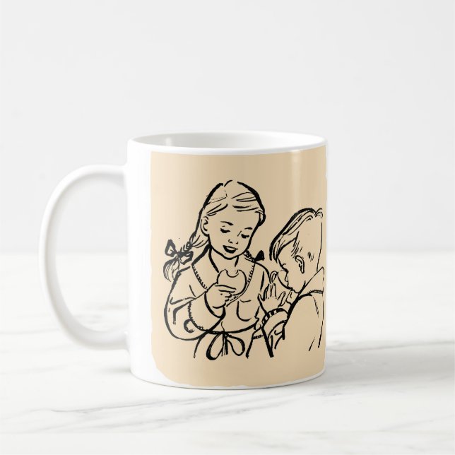 Caneca De Café Bonita Coffee Mãozinha/Irmã. (Esquerda)