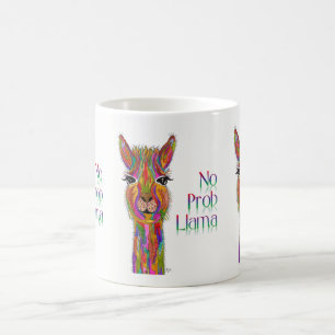 Caneca De Café Bonita e Colorida Sem Prob Llama Mug