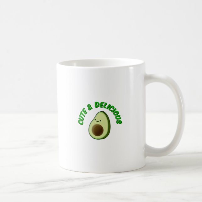 Caneca De Café Bonita E Deliciosa Avocado (Direita)