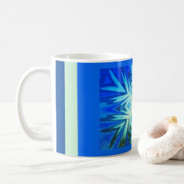 Caneca De Café BONITA ESTRELA LUMINOSA AZUL AZUL RMdesignflo55