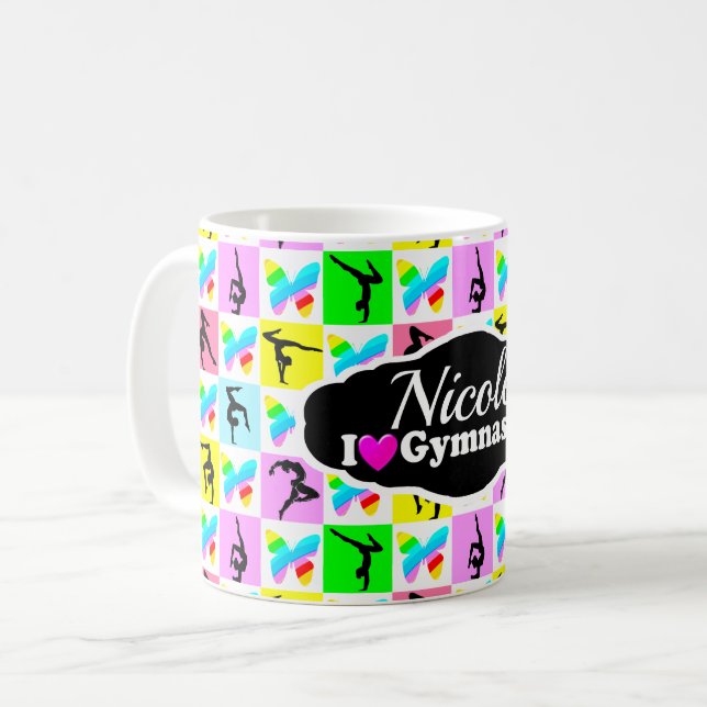 CANECA DE CAFÉ BONITA GINÁSTICA DESIGN (Frente Esquerda)