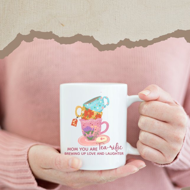 Caneca De Café Bonita Mãe Rosa, Você Está Cheirosa (Criador carregado)