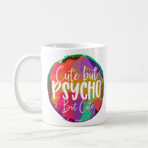 Caneca De Café BONITA, MAS PSIQUO, MAS BONITA, sarcástica, humor