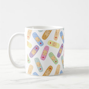 Caneca De Café Bonita oferta Kawaii para enfermeira Rainbow Plast