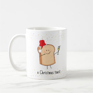 Caneca De Café Bonita peça festiva de Natal torrado