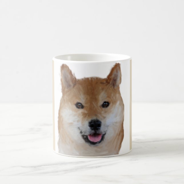 Caneca De Café Bonita Shiba Inu Mug (Centro)