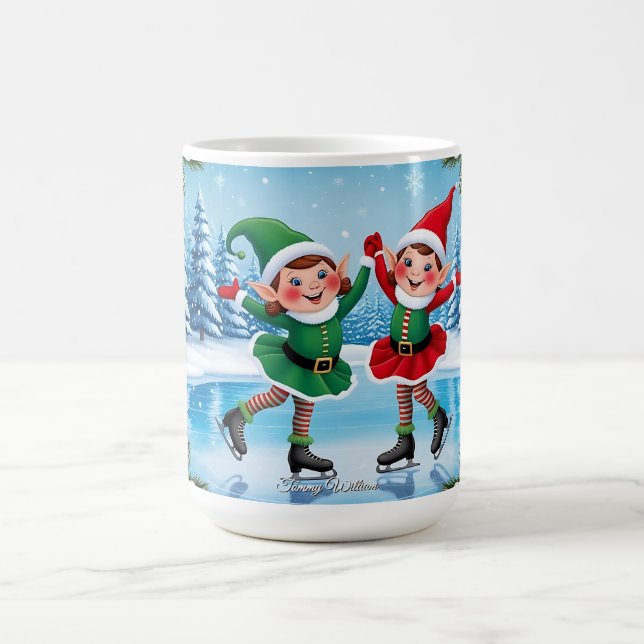 Caneca De Café Bonita Tendência Moderna Engraçada Feliz Natal (Centro)
