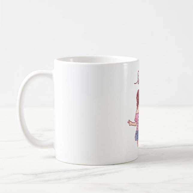 Caneca De Café Bonitas Meninas Besties Melhores Amigos (Esquerda)