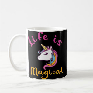 Caneca De Café Bonitas mulheres do Unicórnio dão Roupa