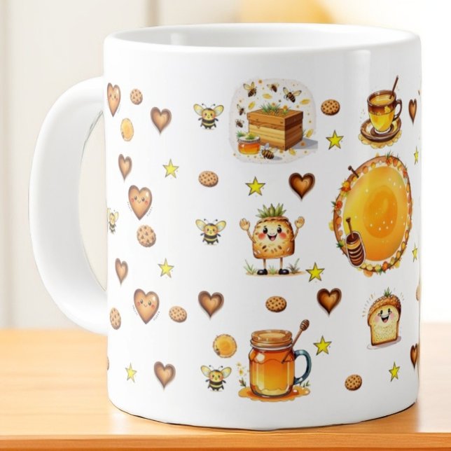 Caneca De Café 🍯 bonitinho 💛 🥨 (Criador carregado)