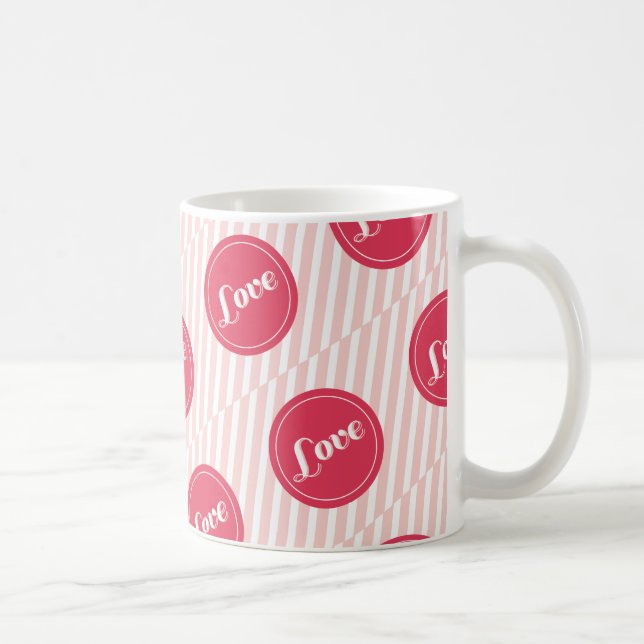 Caneca De Café Bonitinho, Rosa, Dia de os namorados Tambor (Direita)