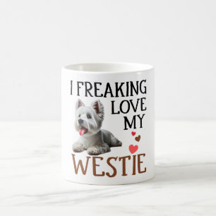 Caneca De Café Bonito Adoro Meu Cachorro Mestiço