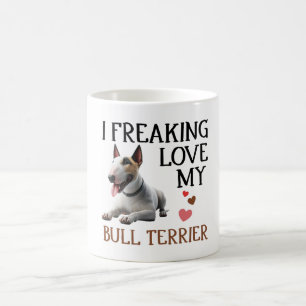 Caneca De Café Bonito Adoro Meu Cachorro Touro Terrier