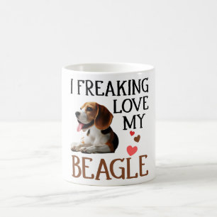 Caneca De Café Bonito Ama Meu Cachorro De Beagle