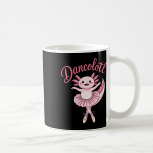 Caneca De Café Bonito Balé Ballerina Axolotl Dança Engraçado Danç