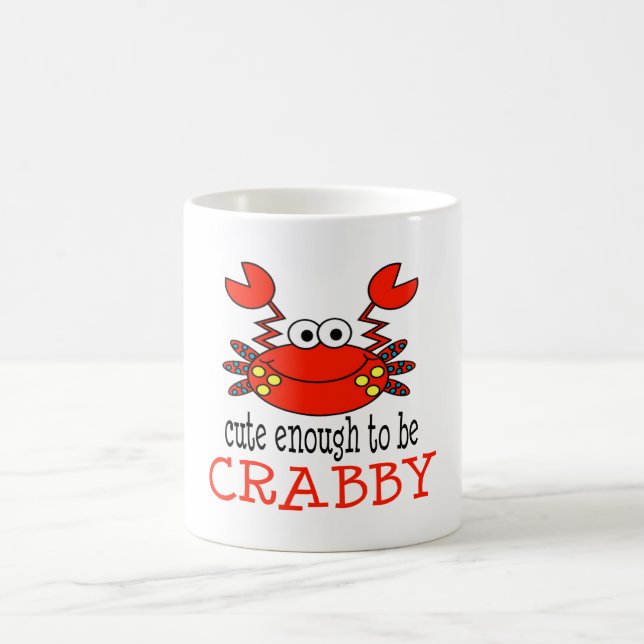 Caneca De Café Bonito bastante para ser Crabby (Centro)