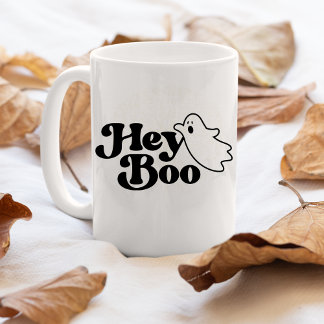Caneca De Café Bonito Boo Engraçado Fantasma Halloween