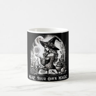 Caneca De Café Bonito Bruxa Apothecary faz sua própria magia