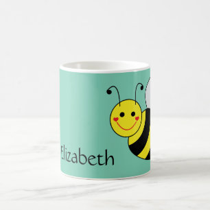 Caneca De Café Bonito Bumble a abelha personalizada