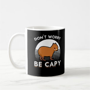 Caneca De Café Bonito Capybara Funny Zoo Animal