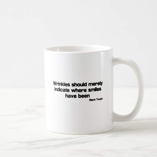 Caneca De Café Bonito, citações dos enrugamentos (Direita)