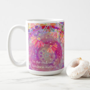 Caneca De Café Bonito cor-de-rosa, gentileza com relação à inspir