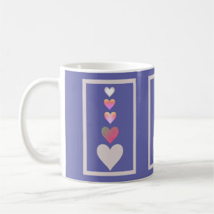 Caneca De Café Bonito Coração Travessa Simples Simples Moderno