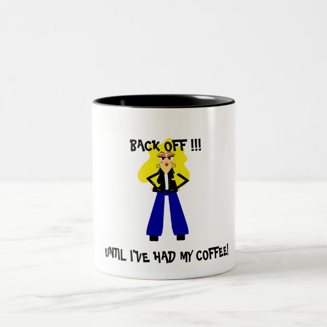 Caneca de café bonito da menina dos desenhos (Centro)