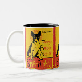 Caneca de café bonito do cão de Basenji
