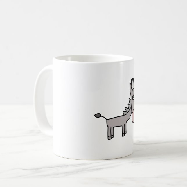 Caneca De Café Bonito Donkey Mug (Frente Esquerda)