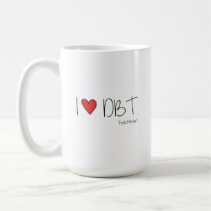 Caneca De Café Bonito eu amo DBT Mug