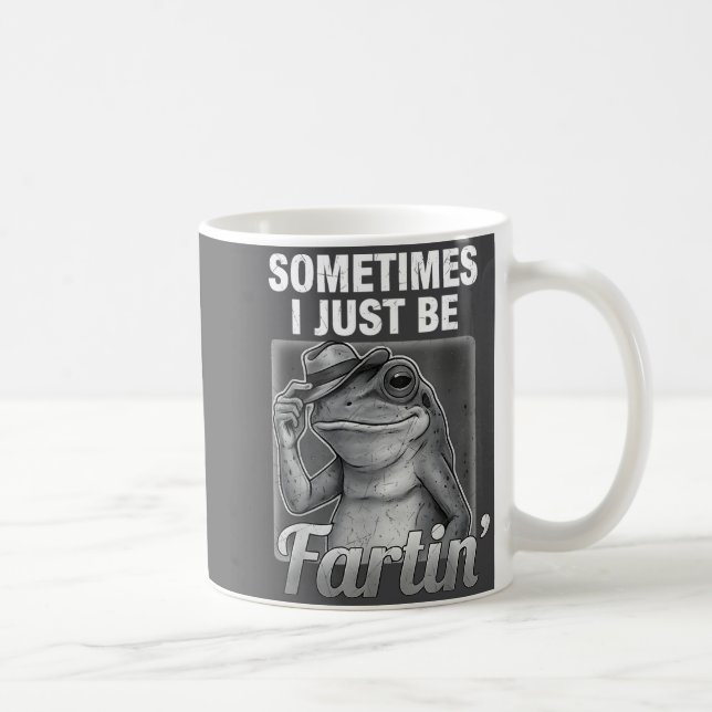 Caneca De Café Bonito Eu Sapo Pum às Vezes Só Pum (Direita)