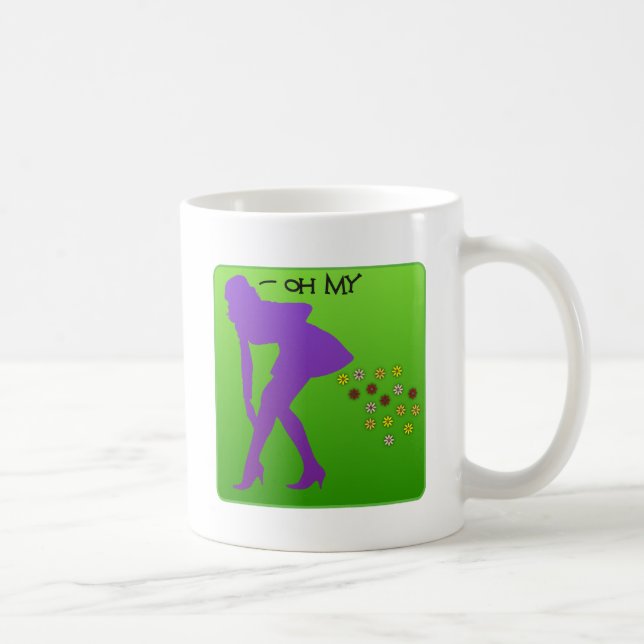 Caneca De Café Bonito Fart (Direita)