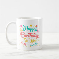 Bonito Feliz Aniversário, arte de acrescentar mono